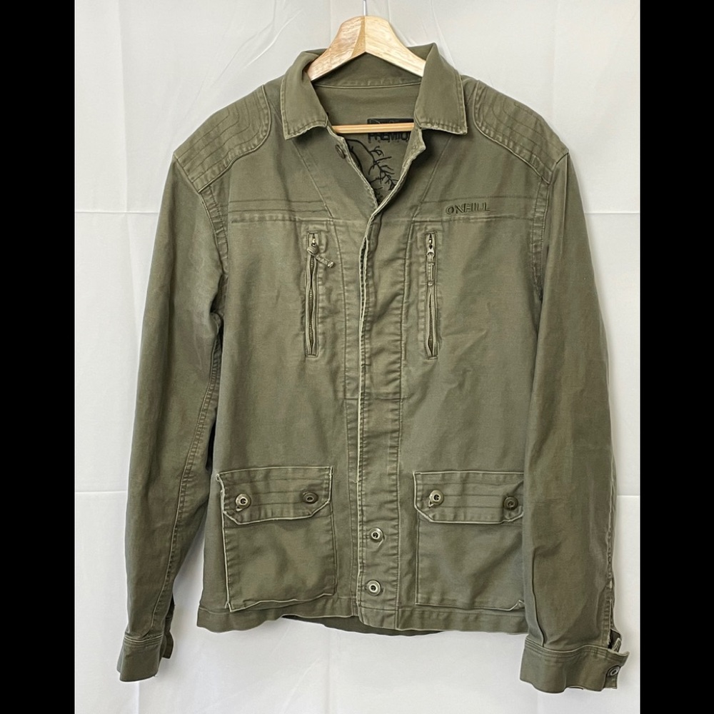 O’Neil Military Style Jacket Cool Back Graphic